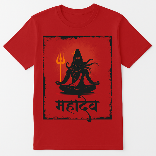 Mahadev Graphic Printed T-Shirt – Spiritual Vibes in Style