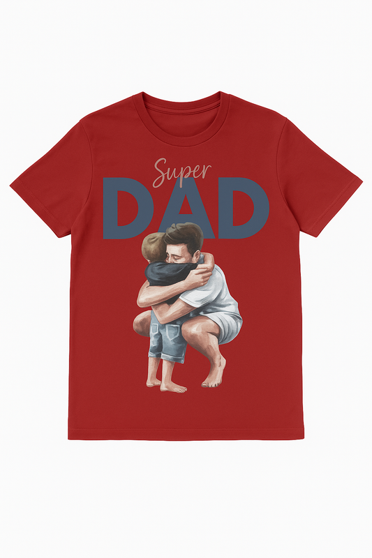 Super Dad Round neck T-shirt