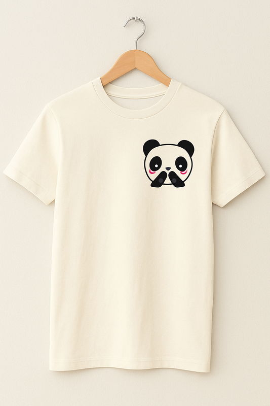 Kawaii Panda Graphic T-Shirt – Unisex Cotton Tee | Printed Tshirts